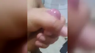 Morning Handjob Session Ends in Quiet Release