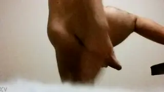 Slender Twink Slaps His Thick Cock Playfully