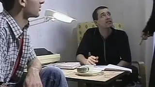 Bisexual Guys Share Blowjobs in Rough Session