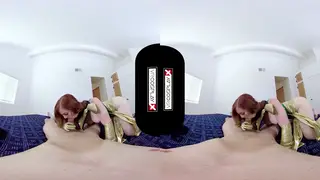 Redhead Cosplay Compilation Delivers POV VR Cumshots