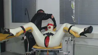 Curvy Woman Explores Golden Shower Fetish in Public Indoor Space