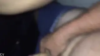 Crossdresser Flaunts Black Thong at Cinema