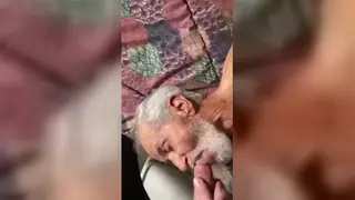 Mature Indian Stepdad Gives Slow Blowjob to Man