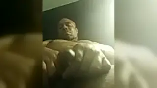 Heavy-Set Bear Pleasures Himself on Camera