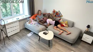 Blonde MILF Cheats With Muscular Lover