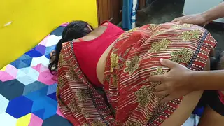 Indian Housewife Takes Rough Doggystyle While Watched