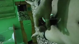 Asian Man Works His Cock in Close-Up Solo
