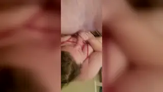 Voluptuous Wife Takes Deep Throat and Facial in Lingerie