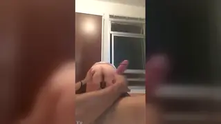 Guy Shows Off His Ass While Getting a Handjob to Climax