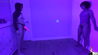 Latina Lesbians Explore Femdom and Pegging Play