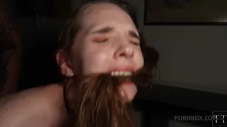 European Teen Takes a Hard Creampie Finish