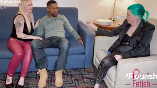 Tattooed MILF Psychiatrist Guides Cuckold Couple to Interracial Sex
