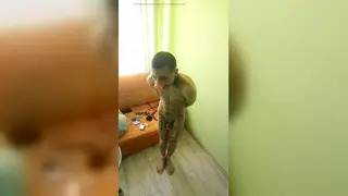 Bound European Twink Submits to Muscular Dom