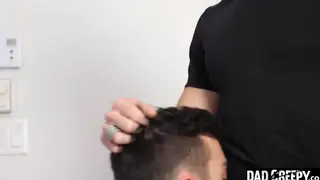 Stepdad Teaches His Stepson a Bareback Lesson