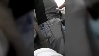 Street Vendor Shows Off His Impressive Size