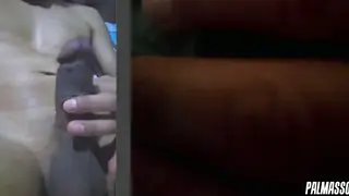 Hairy Amateur Shows Off on Interracial Video Call