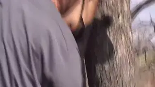 Ebony Orgy Unfolds in a Jeep on Safari