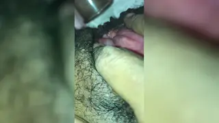 Ebony Solo Star Pumps Clit To Massive Proportions In Close-Up