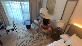Petite Tanned Latina Takes Anal POV in Hotel Room