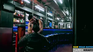 European Muscle Studs in Leather Orgy