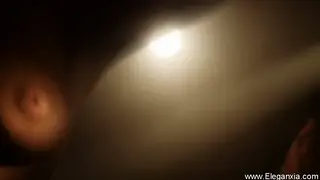 Asian MILF Strips and Teases on Webcam