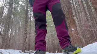 Outdoor Adventure Ends in Squirting and Public Pissing
