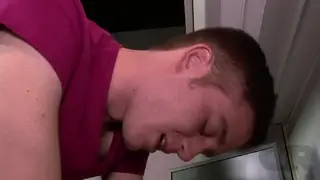 Teacher Spanks Student Before Group Blowjob