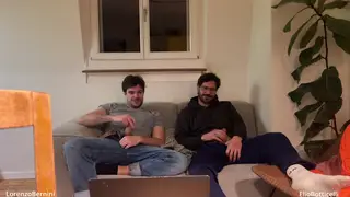 Hairy Student Gives First Handjob to Muscular Bear