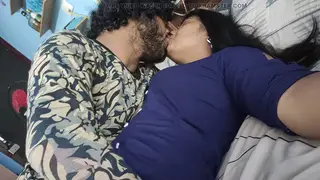 Tattooed Asian Couple Explores Massage and Stockings