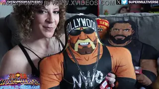 Curvy MILF Teases in Cosplay Before Toy Play