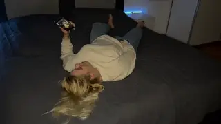 Blonde Euro Babe Trembles Through Solo Orgasm