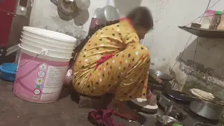 Voluptuous Indian Stepsister Takes Rough Anal on Kitchen Counter
