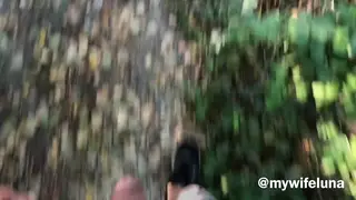 European MILF Enjoys Outdoor Pussy Licking in Spring
