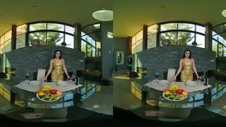 Curvy MILF Cosplays as Trinity for POV VR Encounter