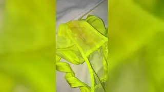 Petite European Teen Pisses in Her Panties Under the Shower