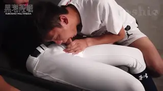 Asian Twinks Share Blowjobs and Cum in Vintage Shower