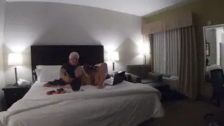 Silver-Haired Grandpa Savors Long Oral Session From Man