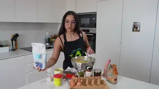 Petite Asian Brunette Commands JOI CEI in Kitchen