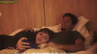 Curvy Latina Stepdaughter Swallows Her Stepdad Deep