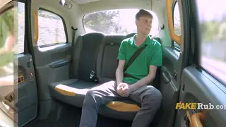 Busty Driver Gives Shy Virgin His First Oral and Ride