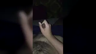 Hairy Solo Man Releases Thick Load on Bed Sheets