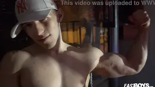 Uncut Twink Enjoys Massage and Casting POV