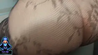 Voluptuous Latina Wife Squeezes Heavy Breasts to Climax