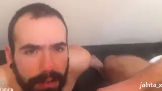 Three Men Share a Sloppy Facial After Deep Throat Action