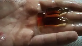 Asian Stud Sounds His Cock and Swallows His Own Load