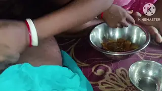 Curvy Indian Wife in Skirt Enjoys Anal and Handjob