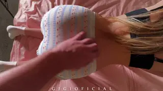 Petite Teen Begs for Stepmom to Take Her Place