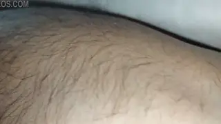 Guy Humps Mattress with Condom to Cumshot
