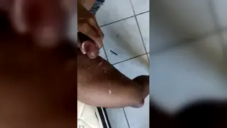 Latino Edges Himself Slowly Before a Thick Cumshot