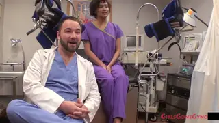 Busty Latina Squirts Hard During a Medical Toy Exam